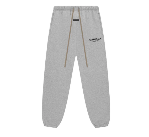 Essential Roomy Sweatpants - Light Gray