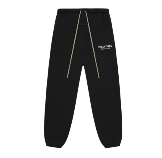 Essential Roomy Sweatpants - Black